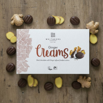 Dark Chocolate Ginger Fondant Creams (150g)