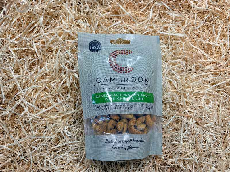 Cashews & Peanuts – Baked with Chilli & Lime 140g