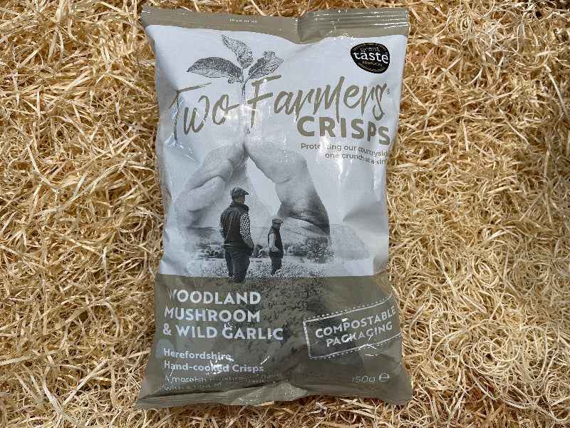 Woodland Mushroom & Wild Garlic Crisps 150g - The Courtyard Marketplace