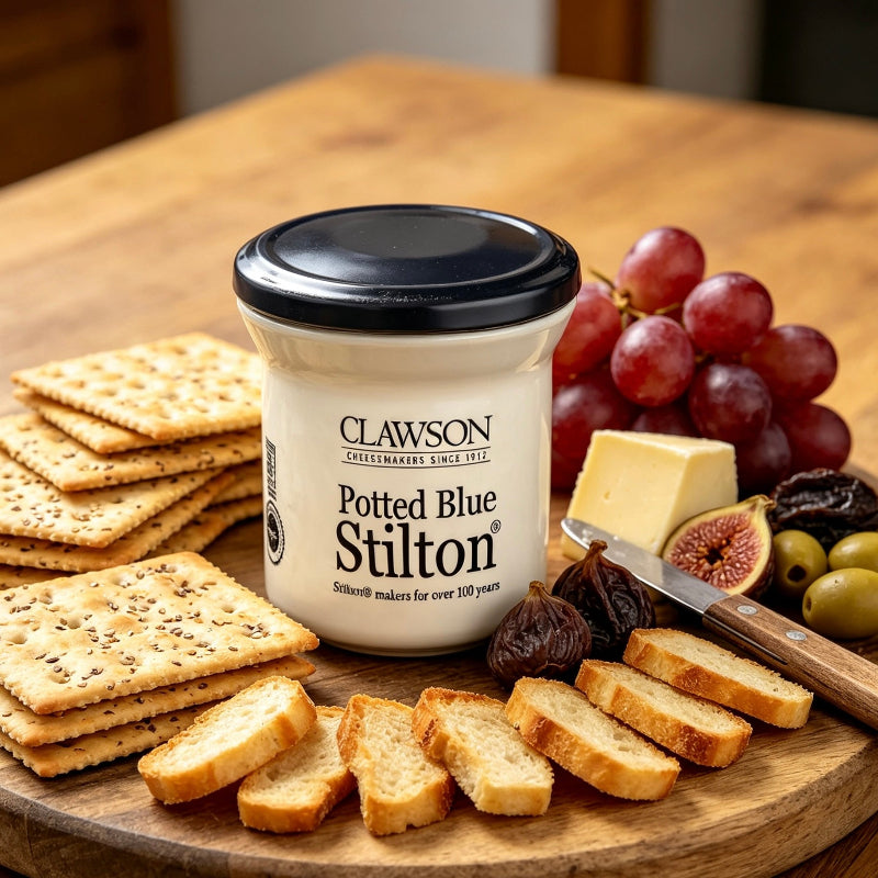 Clawson Farms Stilton Potted Jar 100g