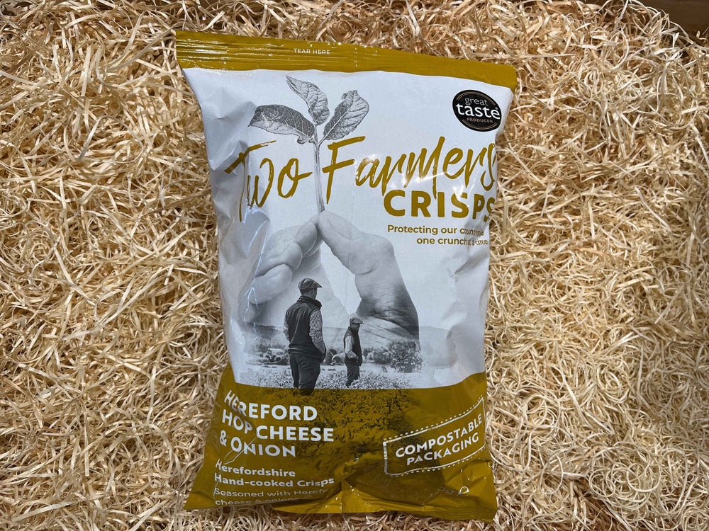 Hereford Hop Cheese & Onion Crisps 150g