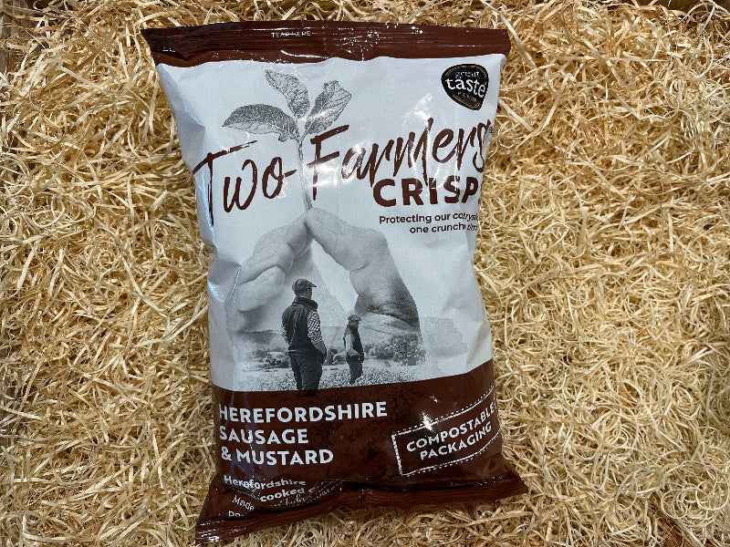 Herefordshire Sausage & Mustard Crisps 150g - The Courtyard Marketplace