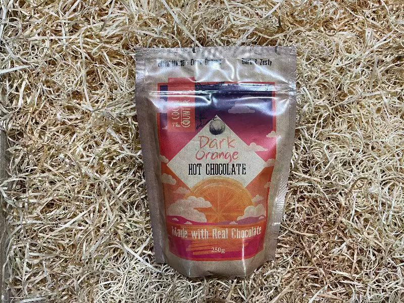 Dark Orange Hot Chocolate - The Courtyard Marketplace