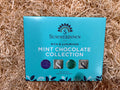 Summerdown mint chocolate collection packaging on a textured brown background