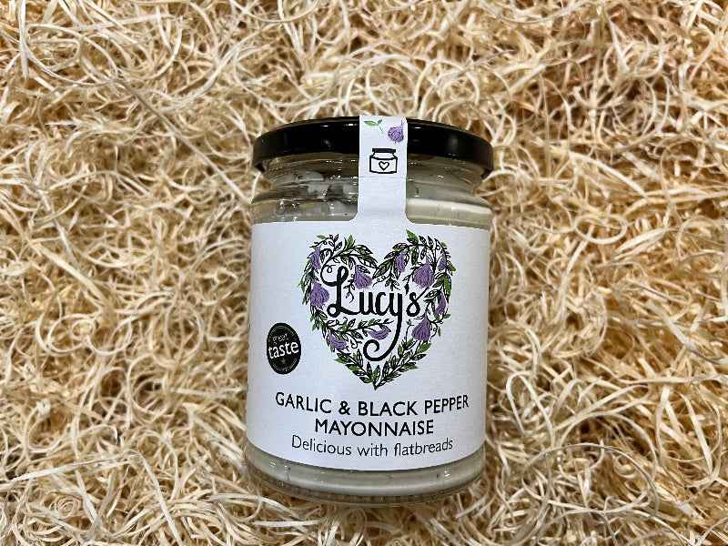 Roasted Garlic and Black Pepper Mayonnaise 250g - The Courtyard Marketplace