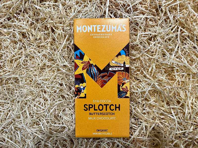 Montezuma's Splotch- 51% Milk Chocolate with Butterscotch - The Courtyard Marketplace