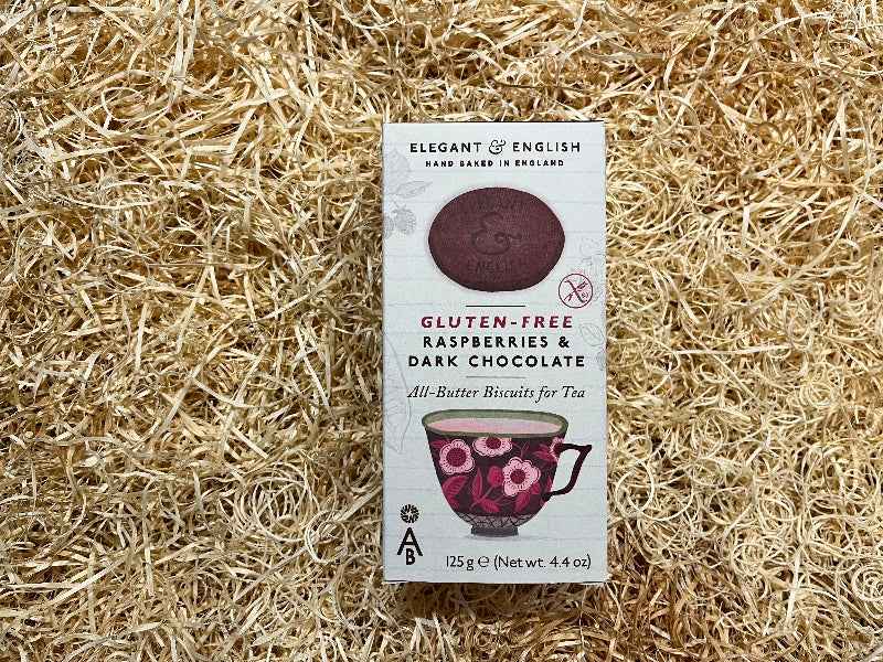 Gluten-Free Raspberries & Dark Chocolate All Butter Biscuits for Tea - The Courtyard Marketplace