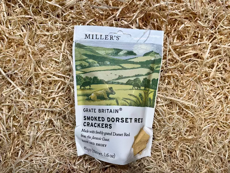 Grate Britain Smoked  Dorset Red Crackers 45g - The Courtyard Marketplace