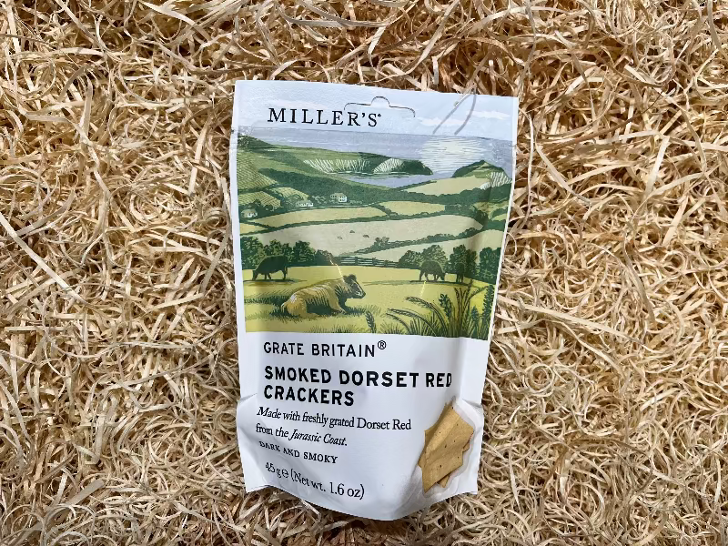Grate Britain Smoked  Dorset Red Crackers 45g