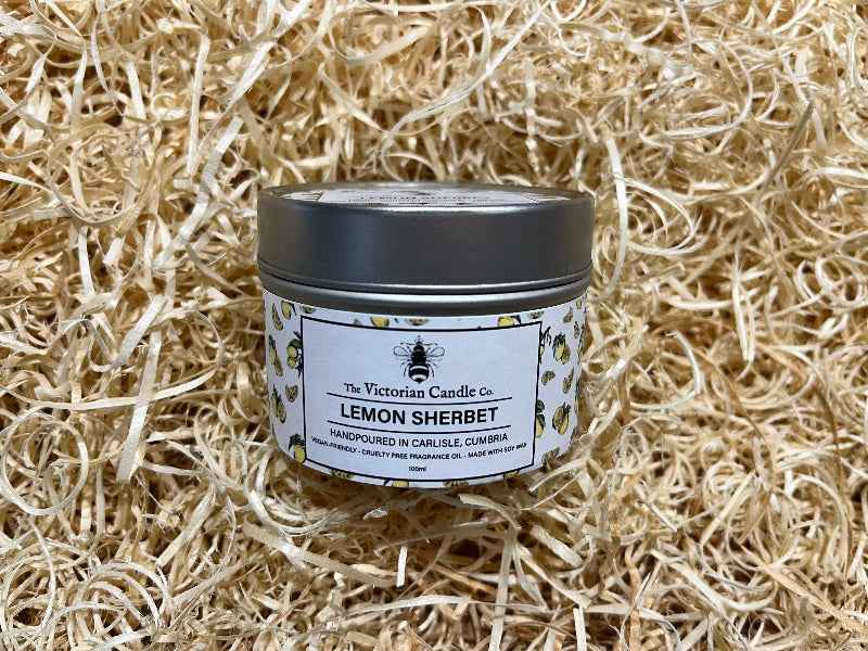 Lemon Sherbert Candle 100ml - The Courtyard Marketplace