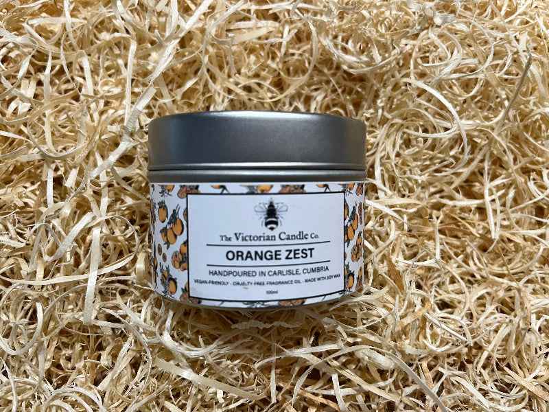 Orange Zest Candle 100ml - The Courtyard Marketplace