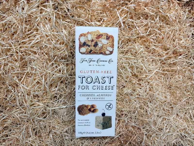 Gluten-Free Toast for Cheese, Cherries, Almonds & Linseeds