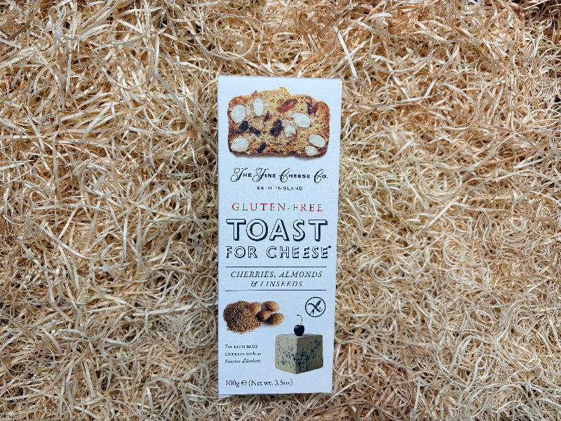 Gluten-Free Toast for Cheese, Cherries, Almonds & Linseeds