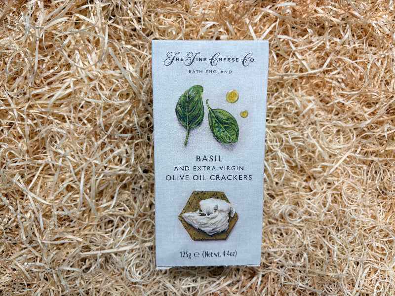 Basil and Extra Virgin Olive Oil Crackers