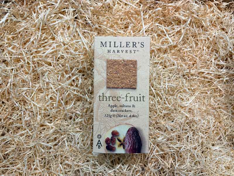 Millers Harvest three Fruit Crackers