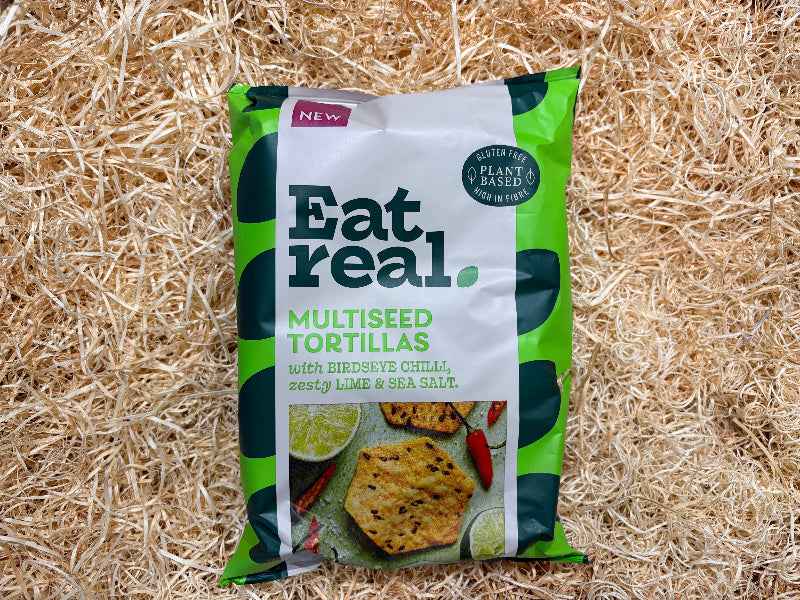 Multiseed Tortilla's with Birdseye Chilli, zesty Lime and Sea Salt (160g)