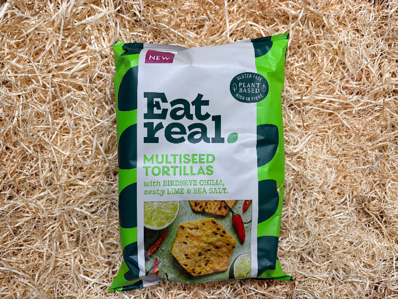 Multiseed Tortilla's with Birdseye Chilli, zesty Lime and Sea Salt (160g)