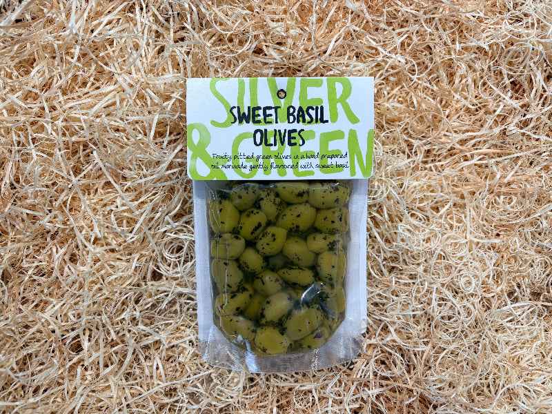 Sweet Basil Olives (220g)