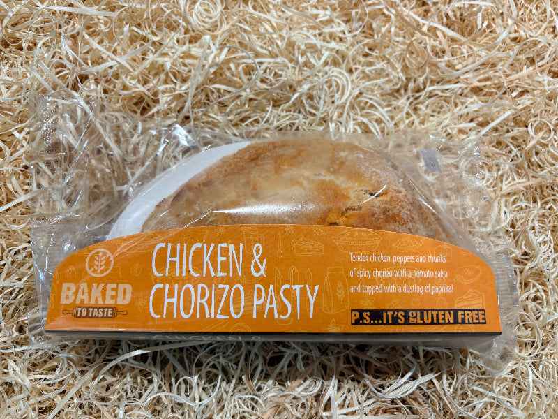 Gluten Free Chicken & Chorizo Pasty