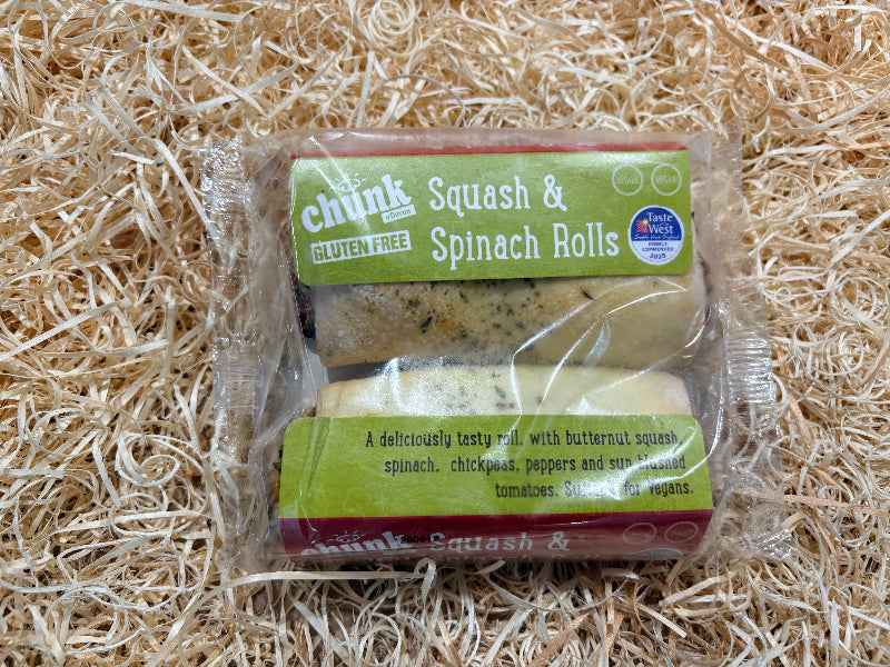 Gluten Free Squash & Spinach Rolls