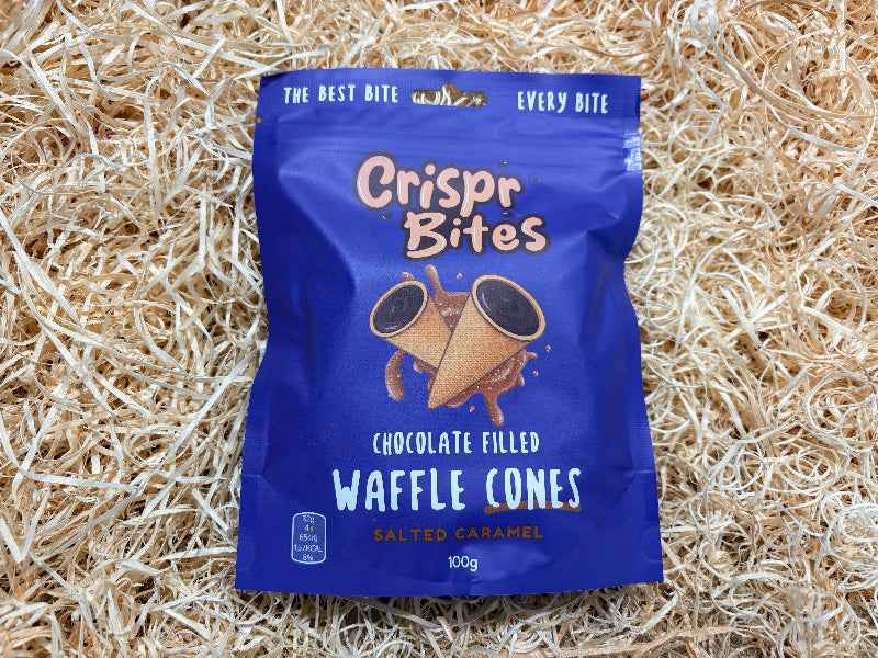 Crispr Bites – Salted Caramel Milk Chocolate – 100g