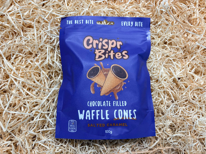 Crispr Bites – Salted Caramel Milk Chocolate – 100g