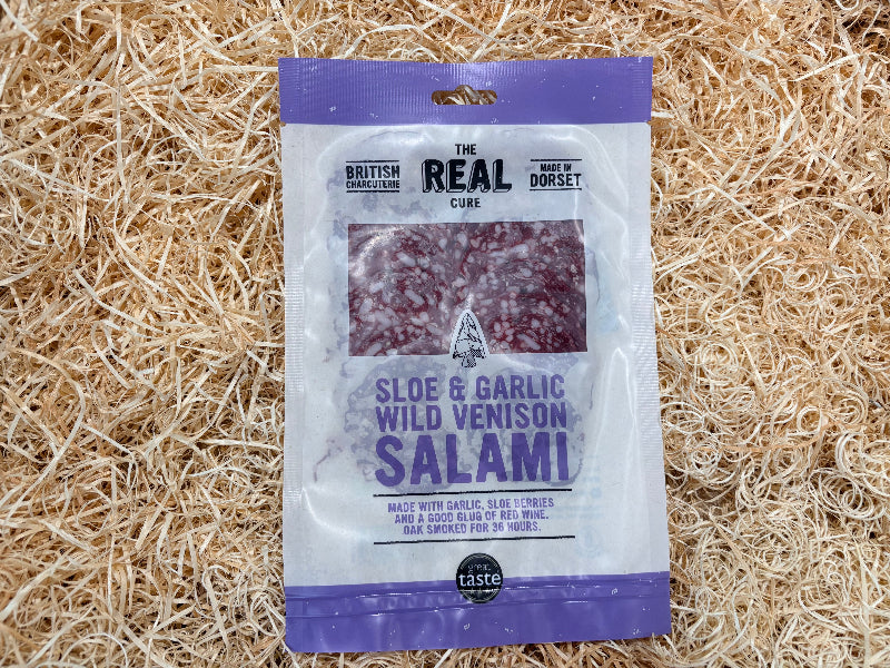Sloe & Garlic Wild Venison Salami 55g