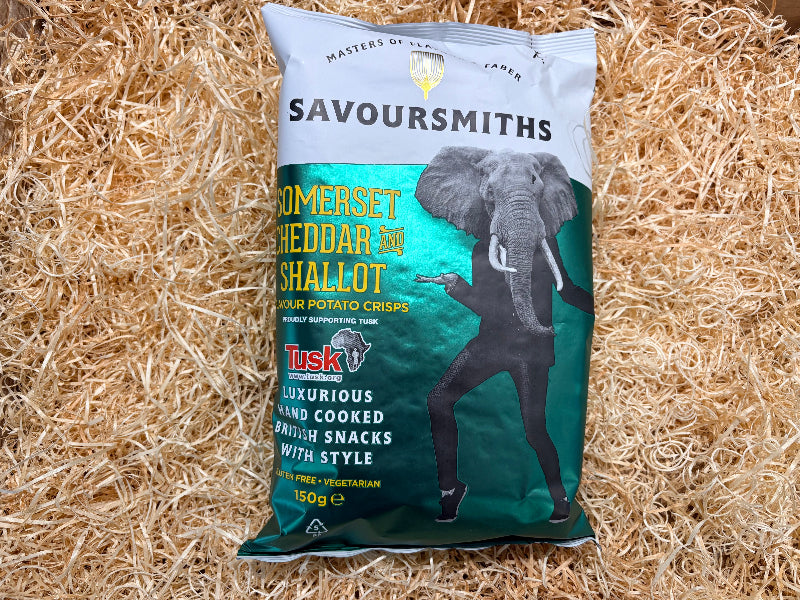 Somerset Cheddar & Shallot Potato Crisps 150g