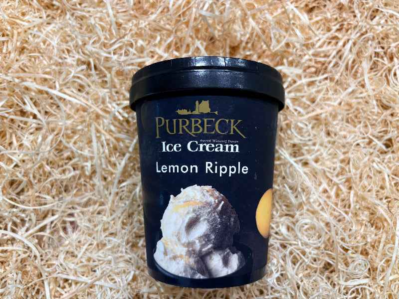 Lemon Ripple Ice Cream 500ml