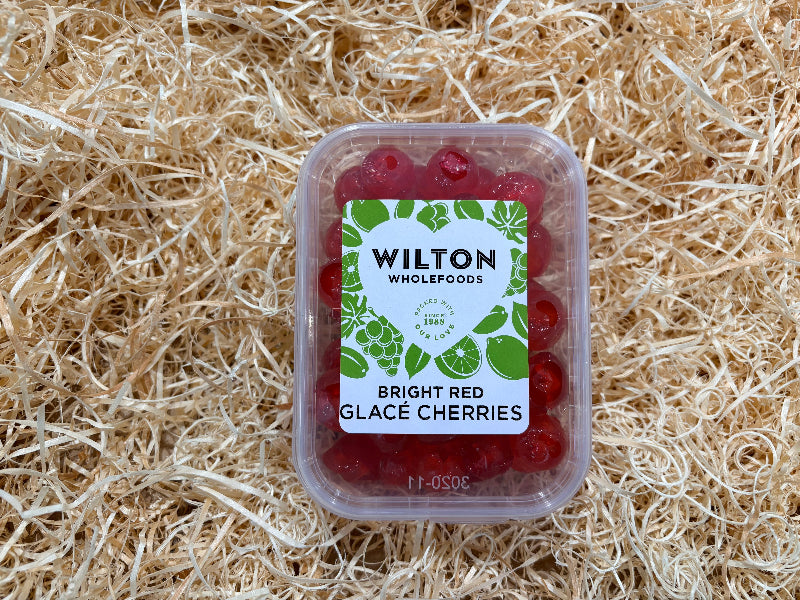 Bright Red Glace Cherries 200g