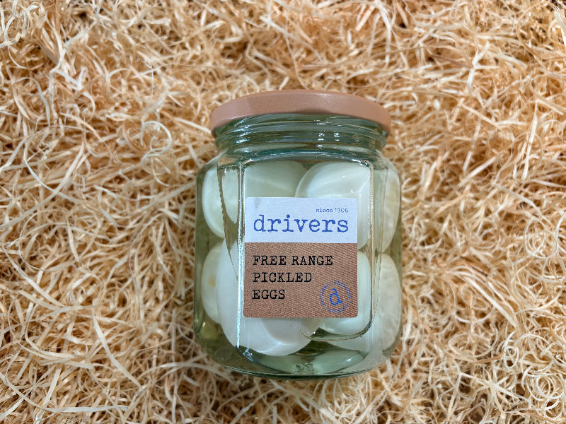 DRIVERS Free Range Pickled Eggs in Distilled Malt Vinegar 550g