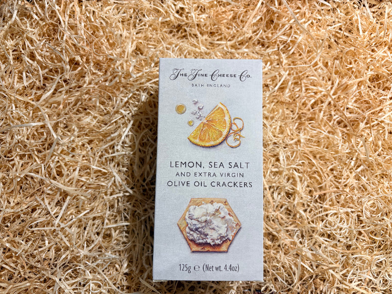 Lemon, Sea Salt and Extra Virgin Olive Oil Crackers