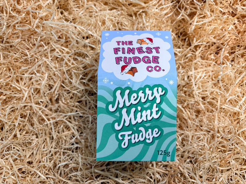 Merry Mint Crumbly Fudge 125g