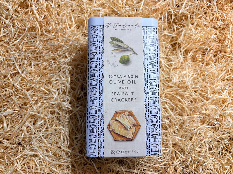 Extra Virgin Olive Oil and Sea Salt Crackers Gift Tin