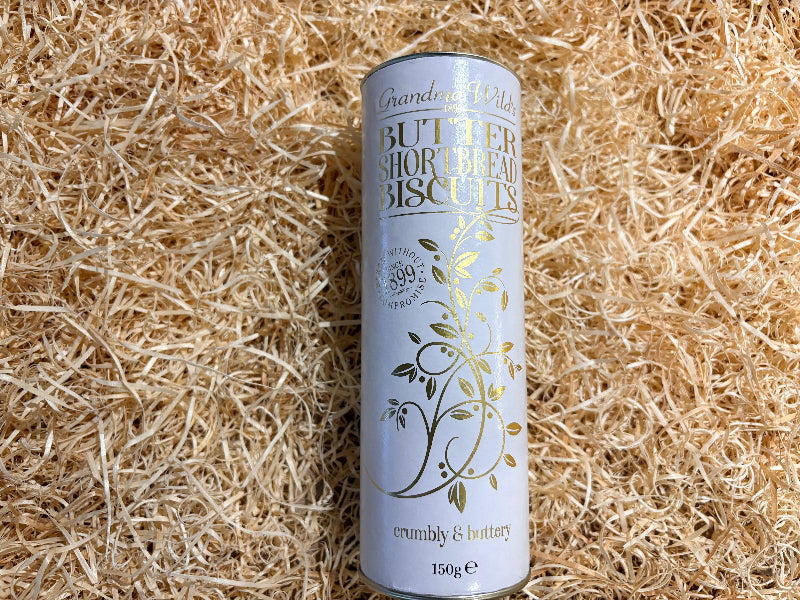 Butter Shortbread Biscuits in Ornate Tube 150g